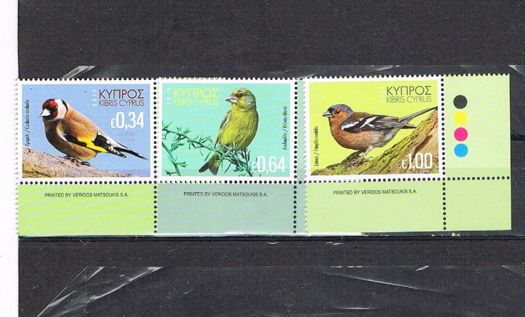 CYPRUS: VOGELS-REEKS POSTFRIS, Ophalen of Verzenden