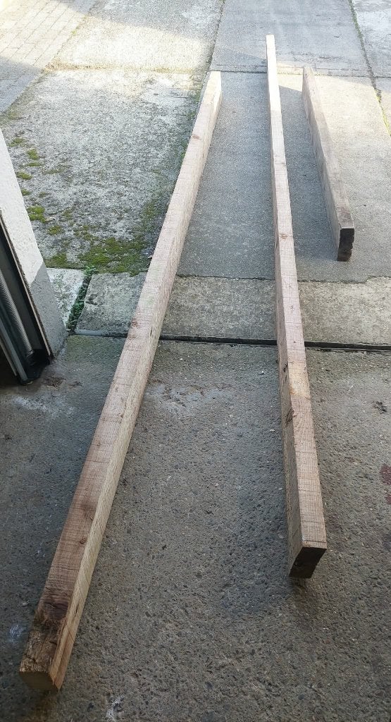 HOUTEN BALKEN, Tuin en Terras, Ophalen, Gebruikt, Balken
