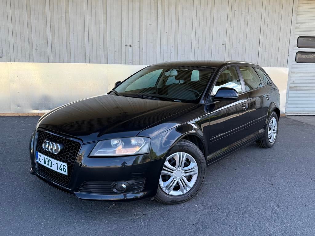 Audi A3  - Cuir - 1.6tdi, Autos, Audi, Cuir, Boîte manuelle, Noir, 5 portes