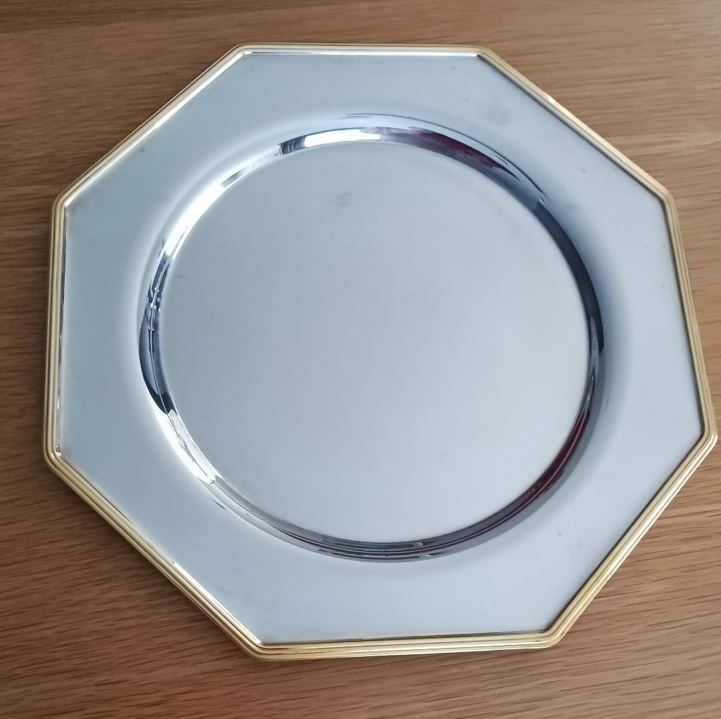 vergulde onderborden, Huis en Inrichting, Ophalen, Overige materialen, Gebruikt, Bord(en)