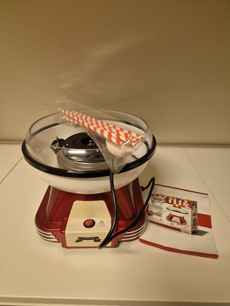 suikerspin set ongebruikt, Ophalen