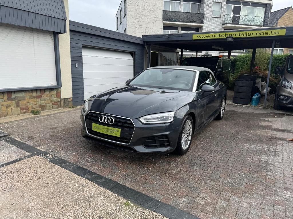 AUDI A5 * CABRIOLET * 190 CH * HYBRIDE LÉGER * VOITURE * GPS, Autos, Cuir, Argent ou Gris, Achat, Entreprise