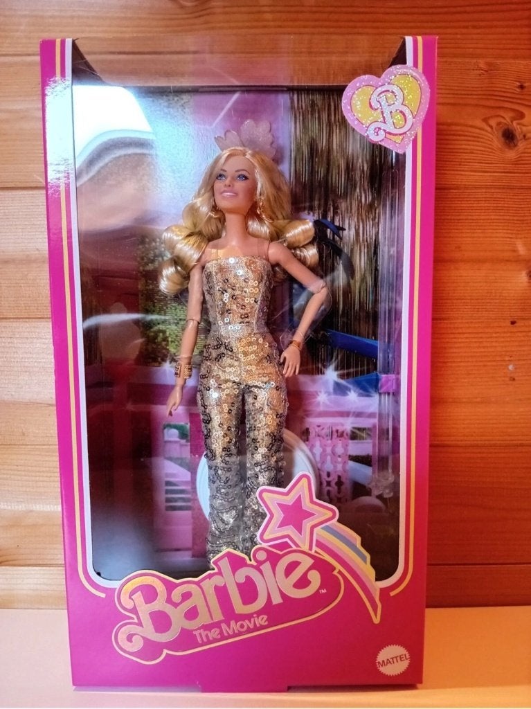 Barbie, de film Golden dress, Ophalen of Verzenden, Nieuw, Barbie