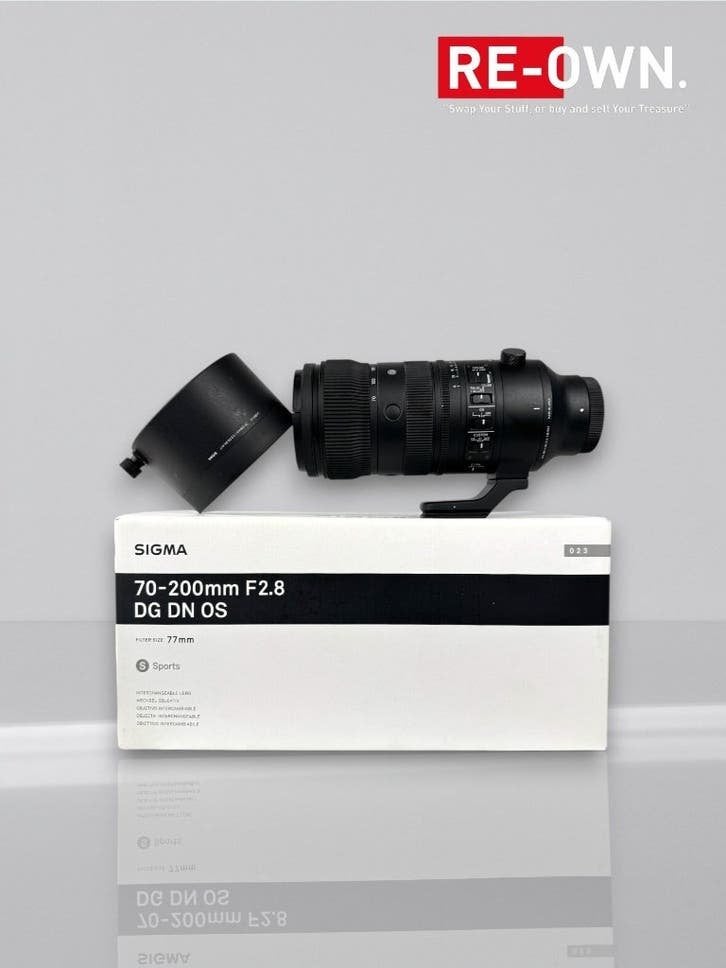 SIGMA 70-200MM F/2.8 SPORTS | SONY E | NIEUWSTAAT | DOOS