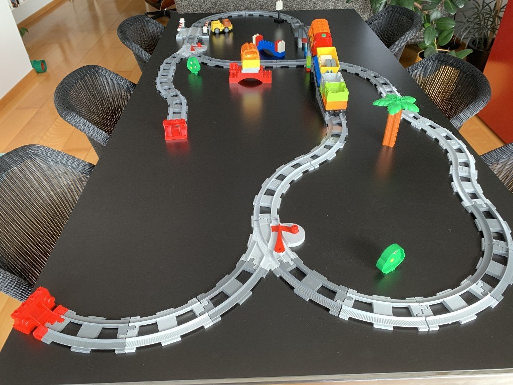 Duplo trein, Kinderen en Baby's, Speelgoed | Duplo en Lego, Ophalen, Gebruikt, Losse stenen, Duplo