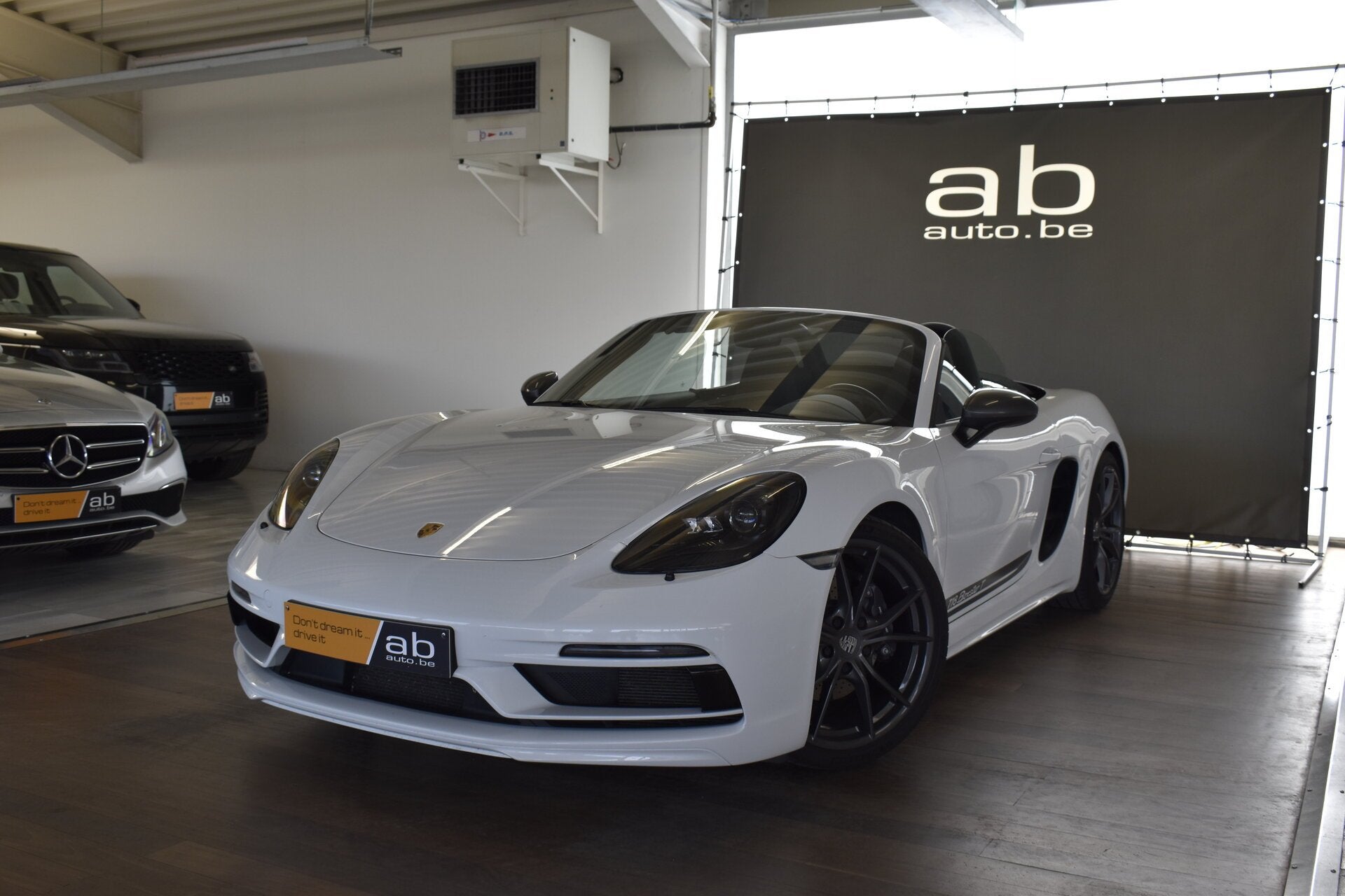 Porsche Boxster T, SPORTDESIGN, SPORTCHRONO, SPORTUITLAAT,, Auto's, Porsche, 4 cilinders, Cabriolet, 0 kg, Wit