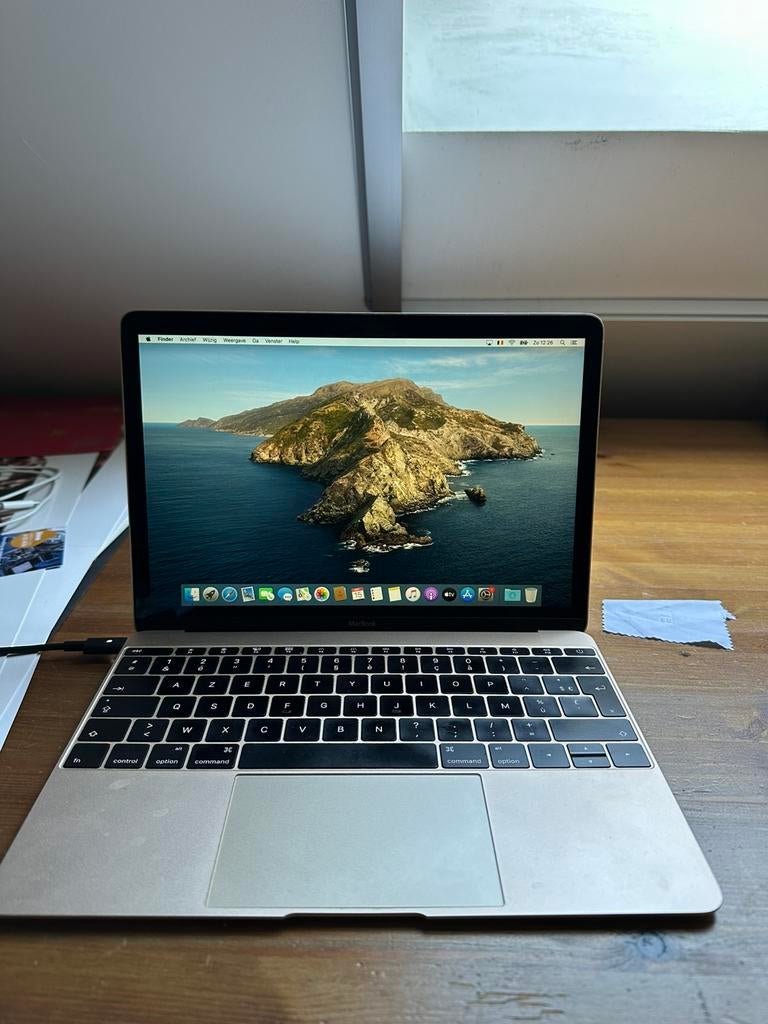 Macbook Retina 12 inch 256 GB, Gebruikt, 256 GB, 8 GB, Minder dan 2 Ghz
