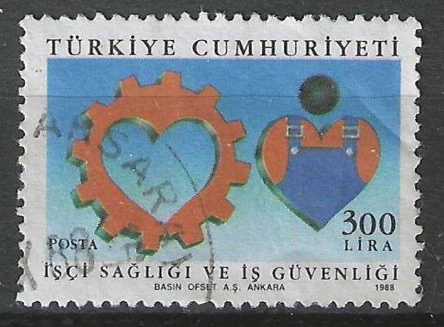 Turkije 1988 - Yvert 2561 - De Gezondheid - 300 L. (ST), Verzenden, Gestempeld