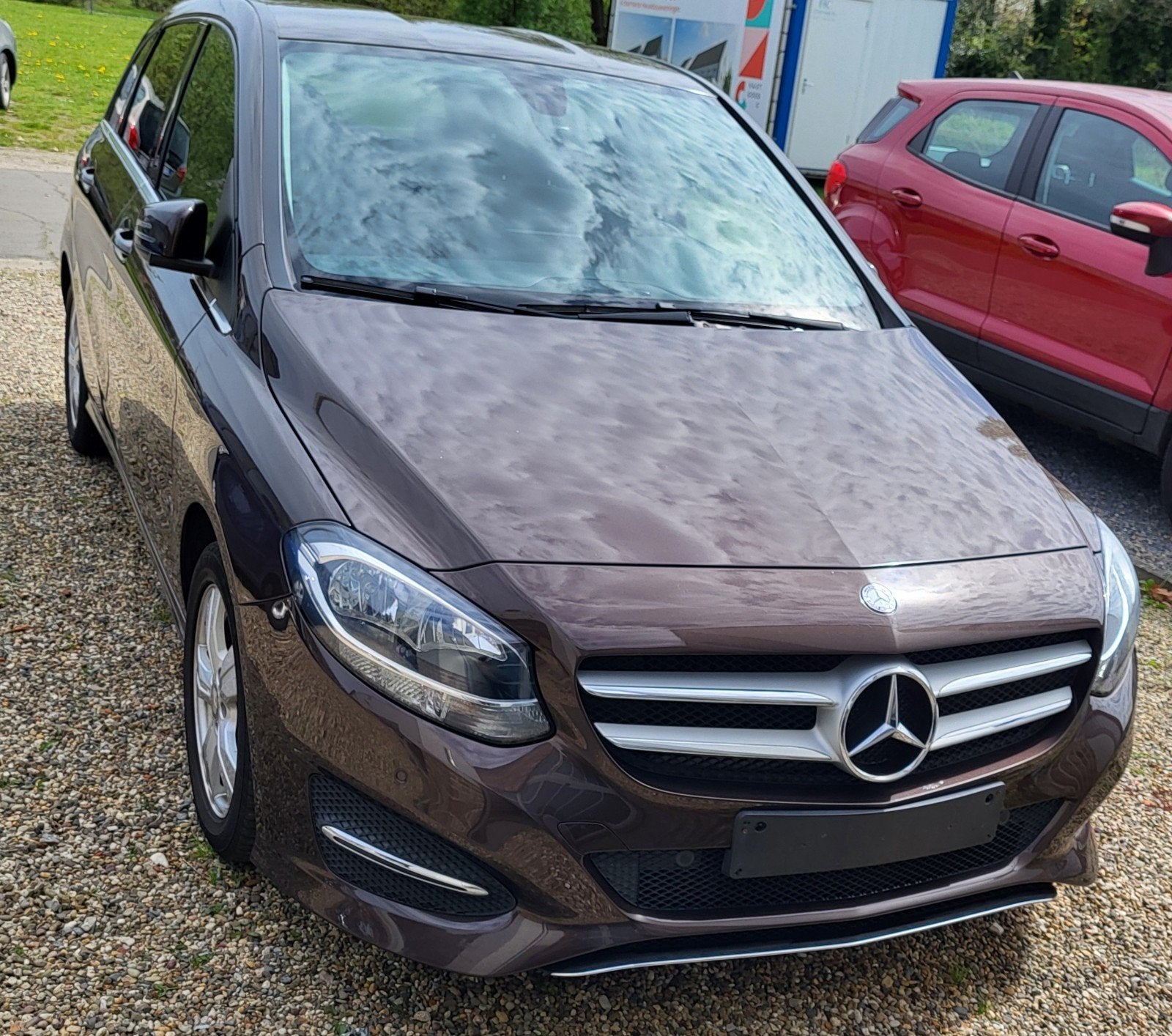Nette Mercedes-Benz B Klaase Diesel Euro 6B, Auto's, Dealer onderhouden, Euro 6, Bruin, Leder en Stof
