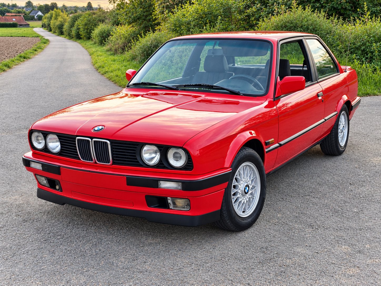 À VENDRE – BMW E30 318iS – 1990, Autos, Rouge, Achat, Boîte manuelle, Particulier