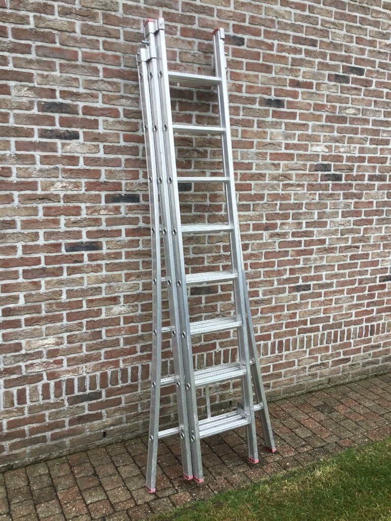 3 delige aluminium schuifladder, Ophalen, Ladder