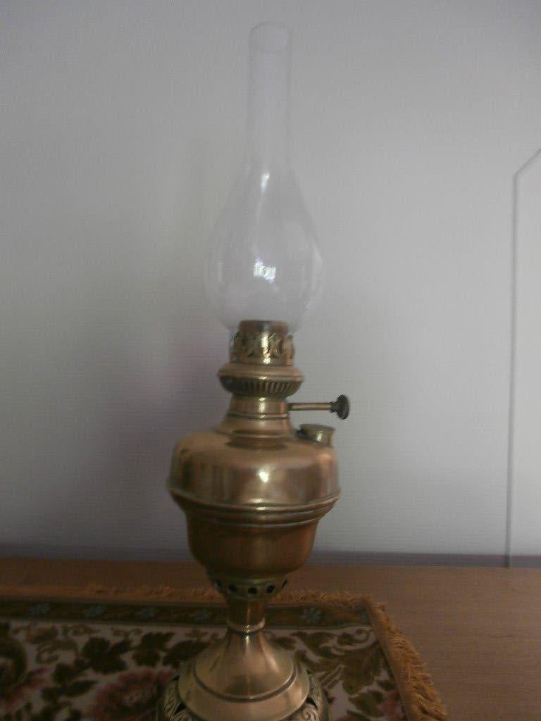 Koperen lamp, Antiek en Kunst, Ophalen of Verzenden