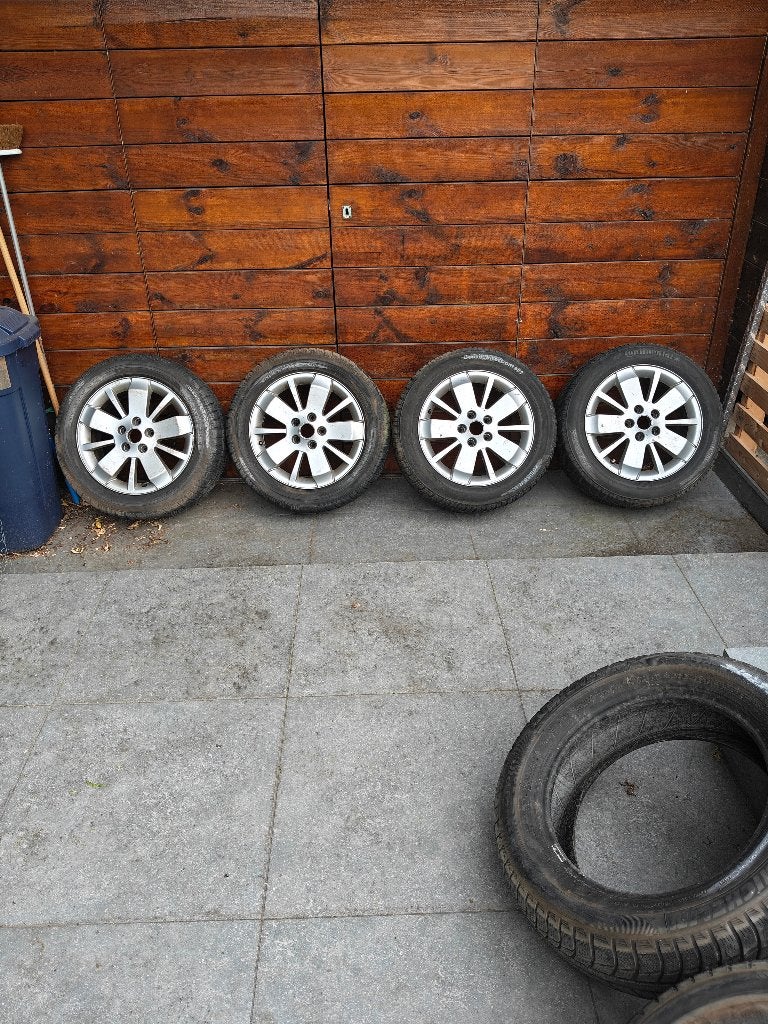 Set alu velgen met winterbanden Renault Kango, Auto-onderdelen, Ophalen, Gebruikt, Velg(en), 16 inch