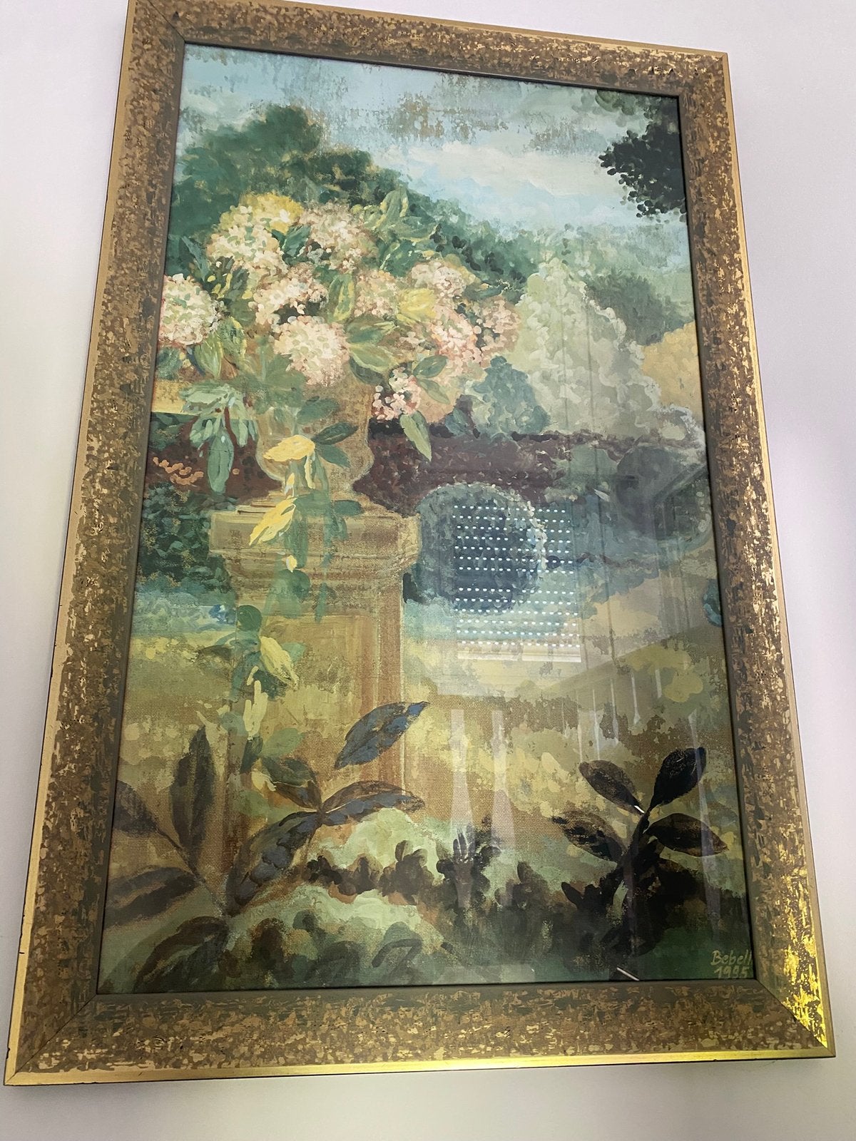 Grote kunstdruk Isabelle de Borchgrave BeBelle 1995, Enlèvement, Classique, Signé