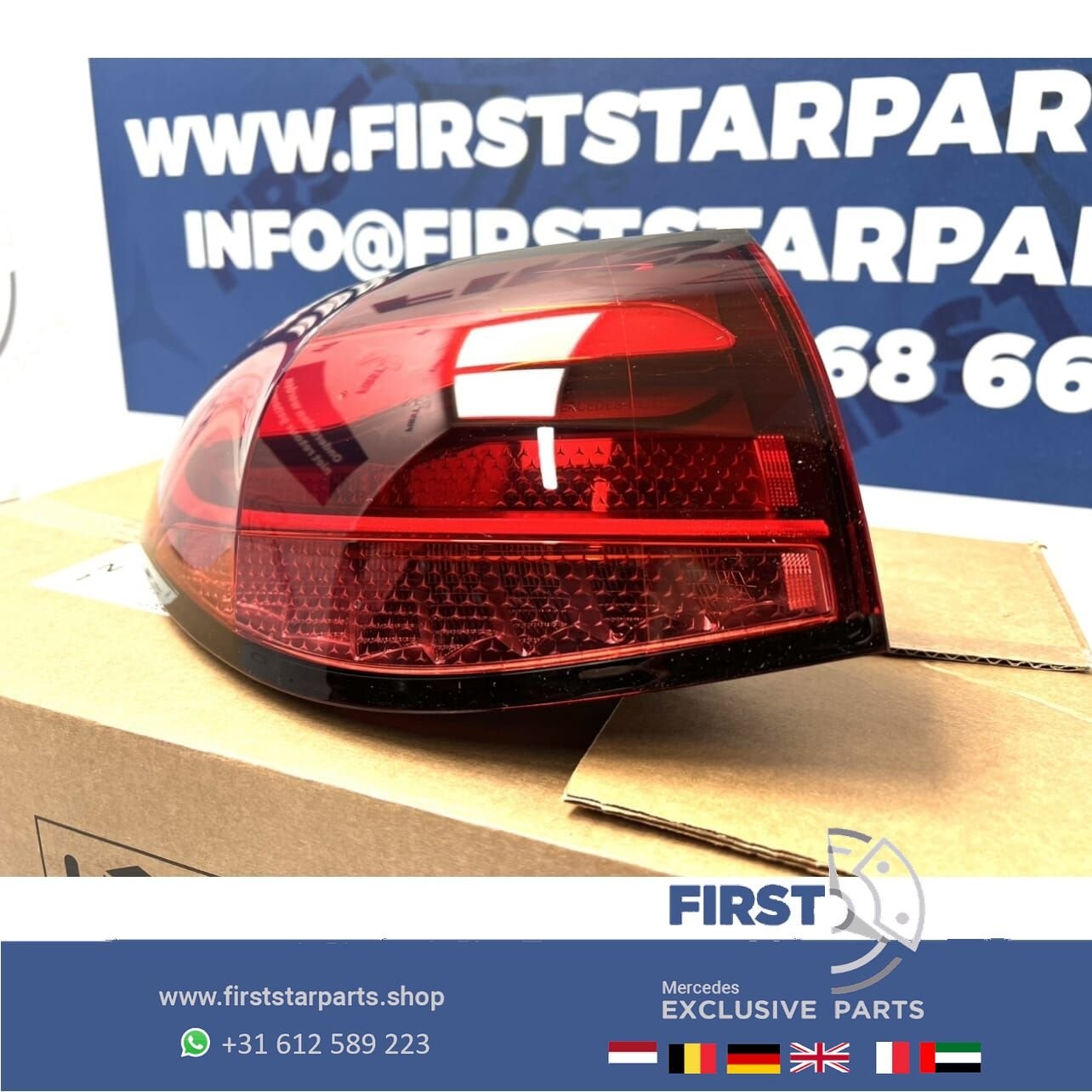 A2549065502 W254 GLC LED ACHTERLICHT LINKS Mercedes 2022-202, Gebruikt, -, Ophalen of Verzenden, -