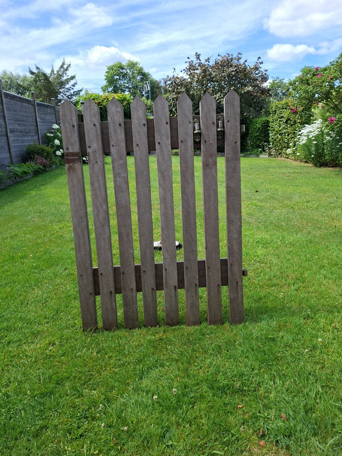 Tuinhek in Teak, Jardin & Terrasse, Clôtures de jardin, Enlèvement, Porte du jardin