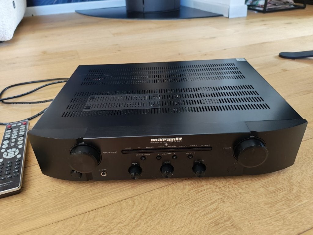 Amplificateur hi-fi Marantz PM6007 avec télécommande, Marantz, Moins de 60 watts, Enlèvement, Stéréo