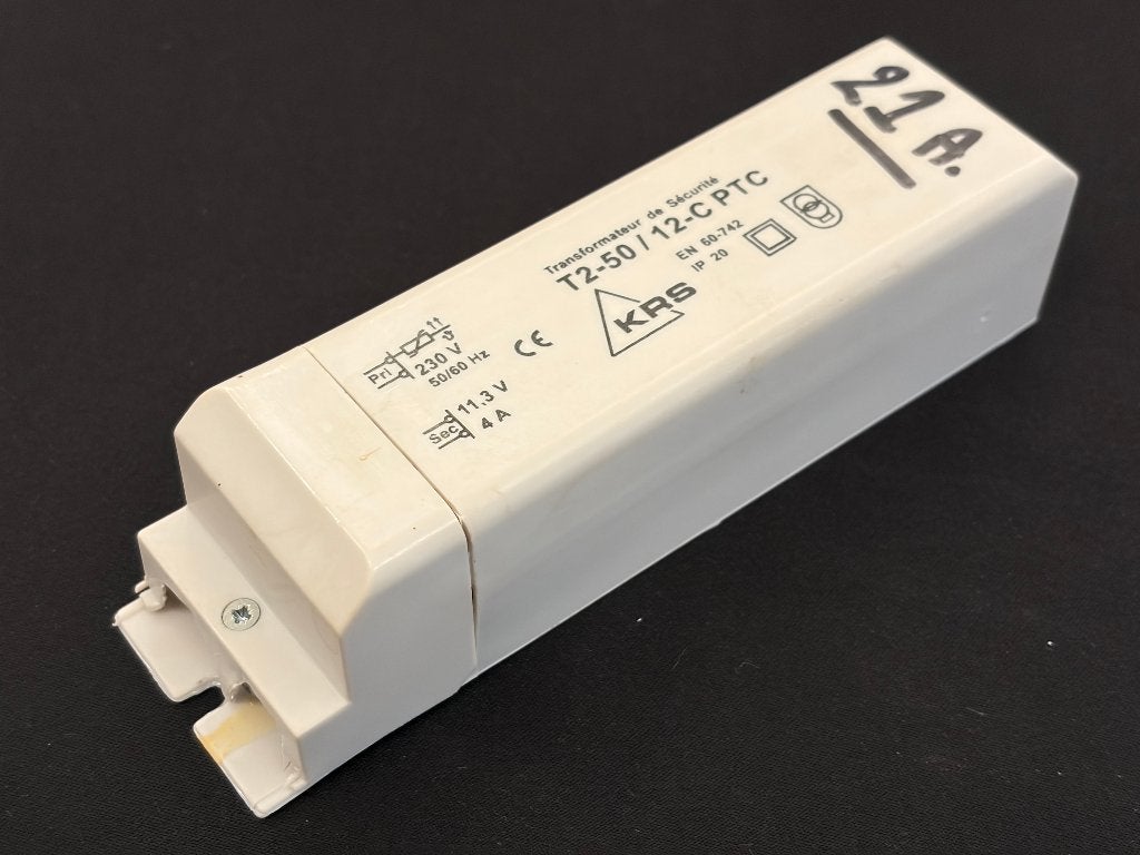 Transformateur de sécurité KRS 230 V vers 12 V – 50 VA, Bricolage & Construction, Électricité & Câbles, Enlèvement, Utilisé, Autres marques