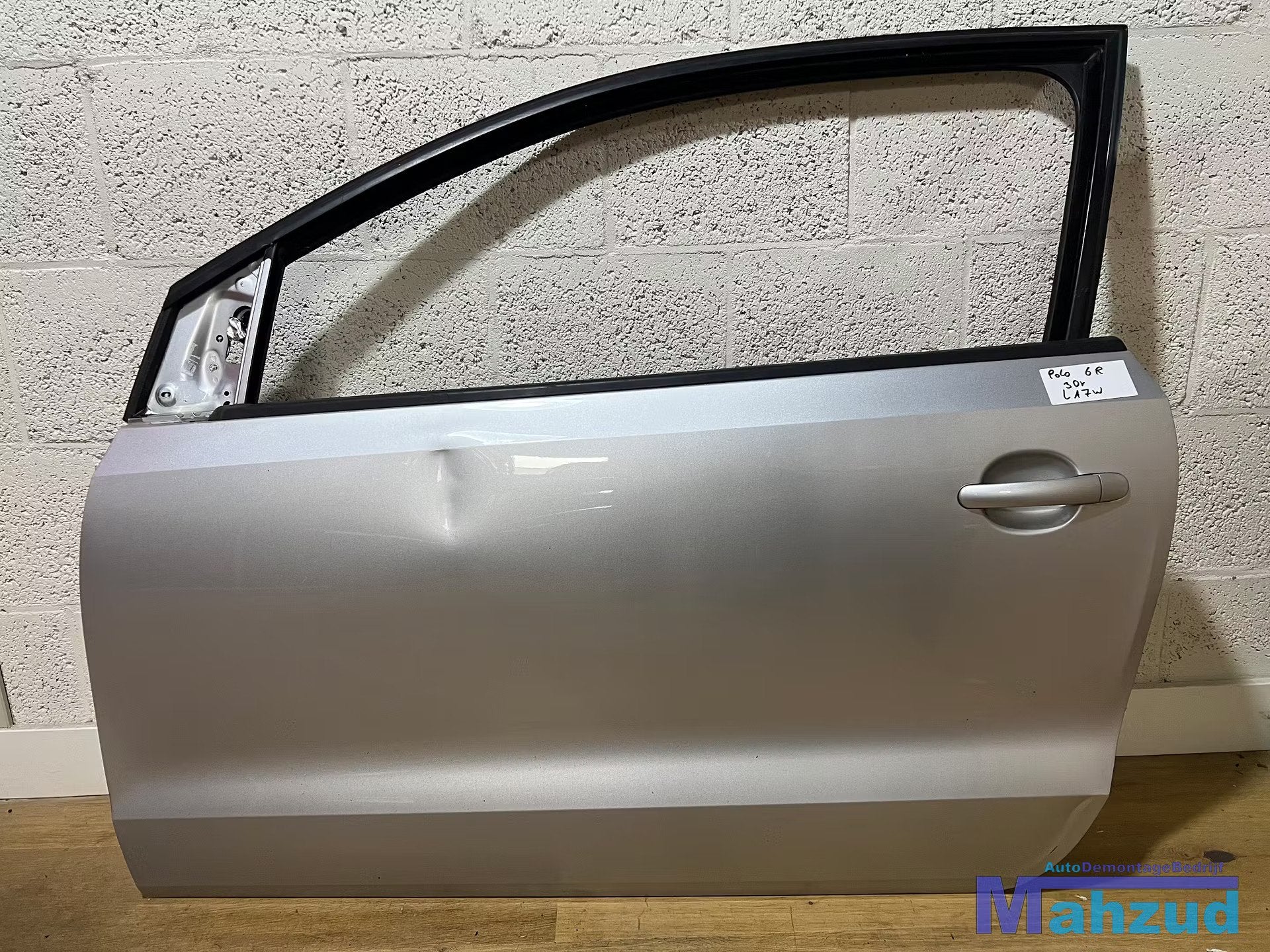 VW POLO 6R ZILVER LA7W 3deurs links linker deur 2009-2016, Volkswagen, Volkswagen AG, Vw@volkswagen.de, Utilisé