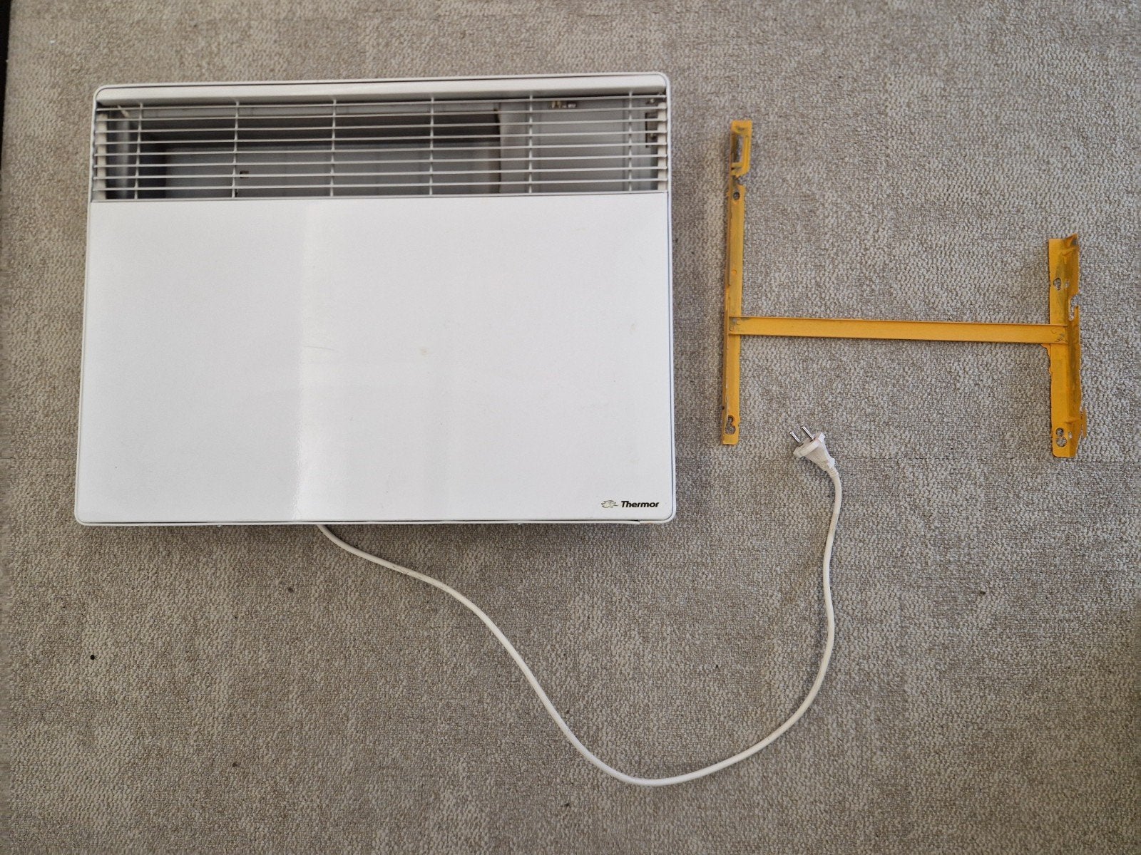 Radiateur électrique mural Thermor 1500 W avec support, Enlèvement