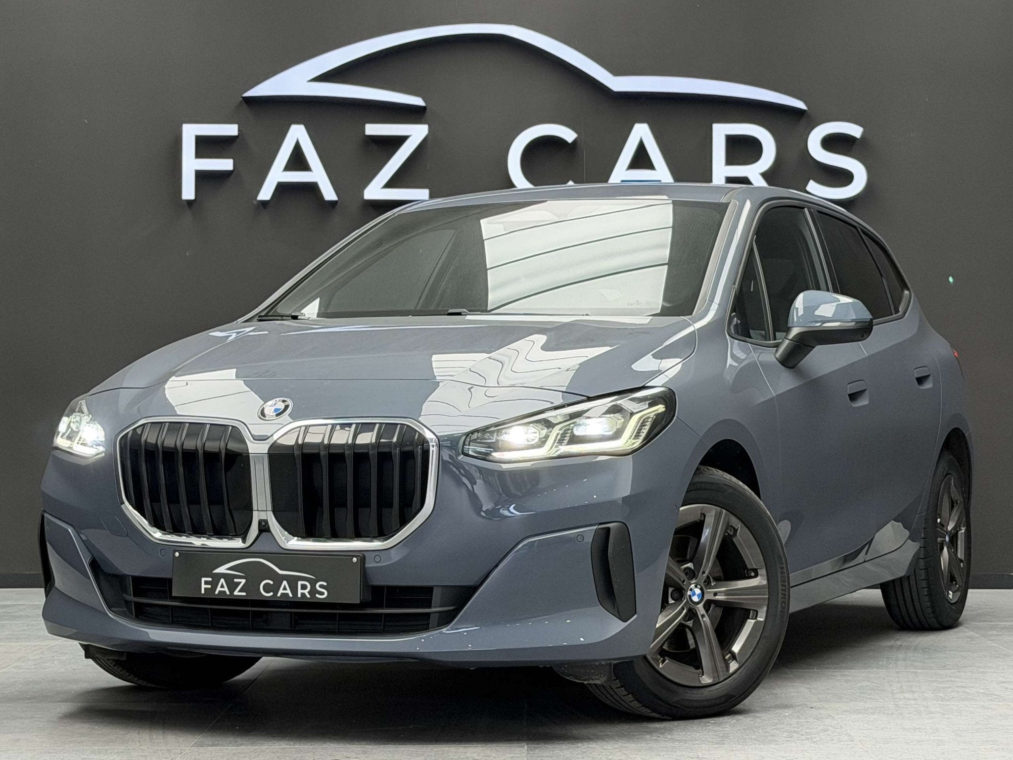 BMW 2 Serie 218 dAS Active Tourer *1ER PROP + CUIR + GPS + J, Autos, Argent ou Gris, Achat, Entreprise, 5 portes