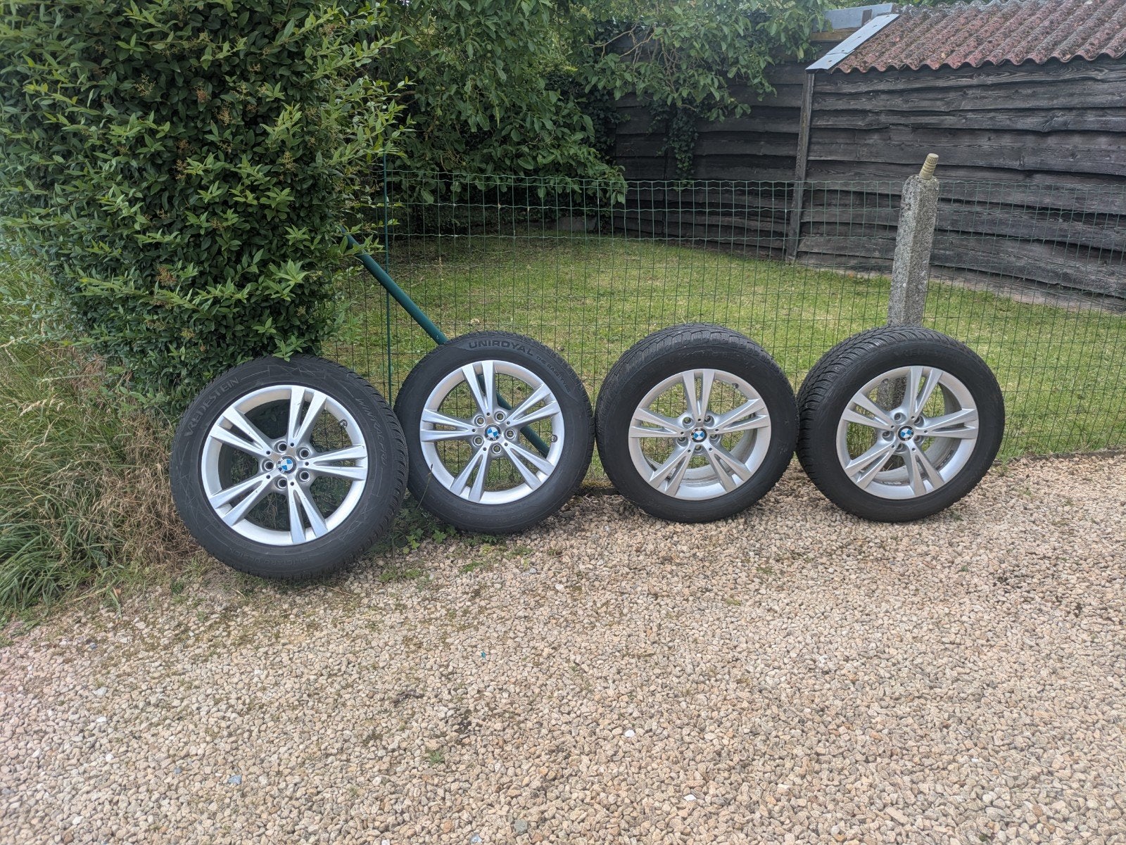 aluminium velgen met winterbanden BMW x1, Ophalen, Winterbanden, Band(en)