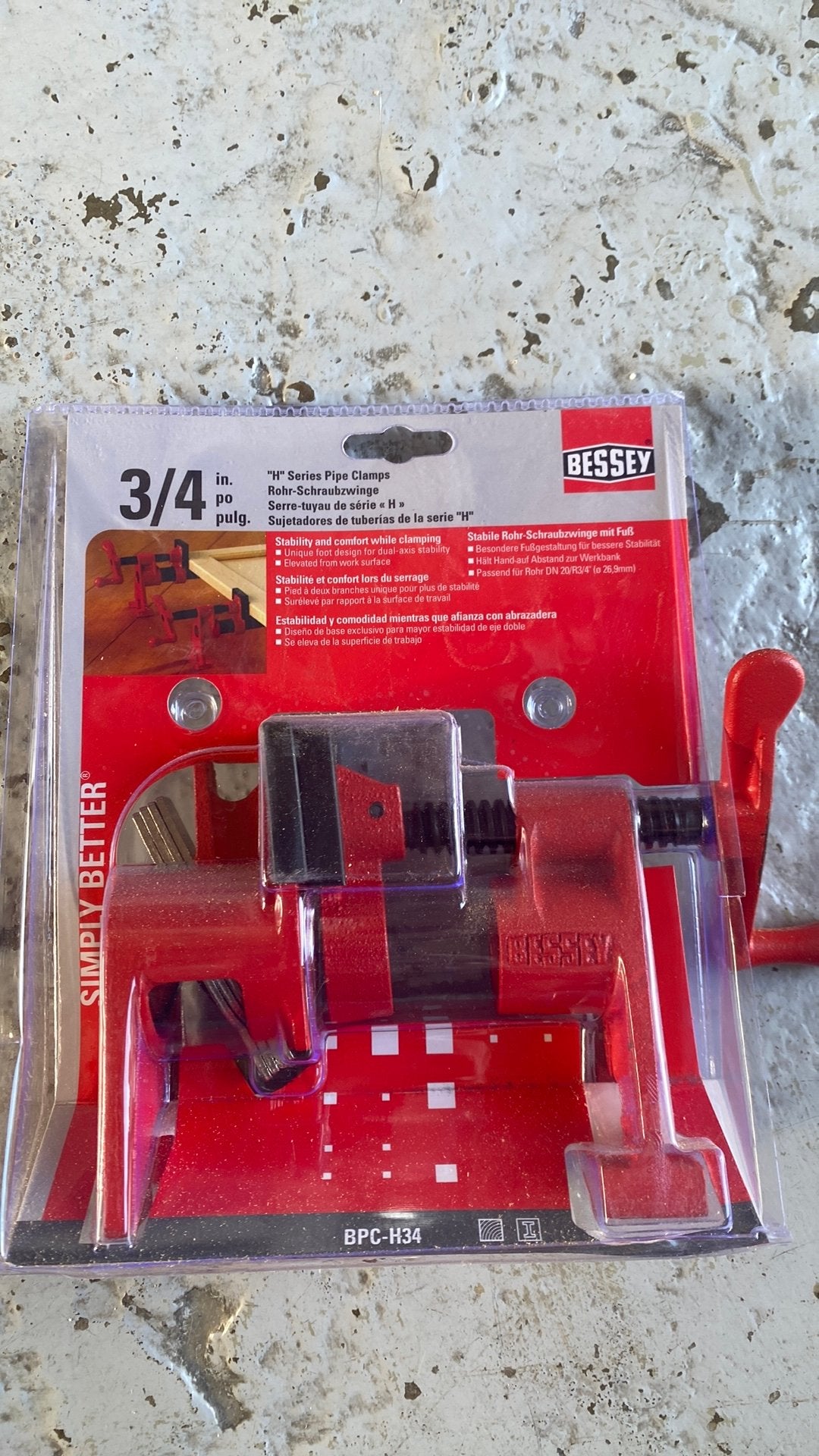 BESSEY BPC-H34 spanklemmen, Doe-het-zelf en Bouw, Gereedschap | Handgereedschap, Ophalen, Nieuw, Klem
