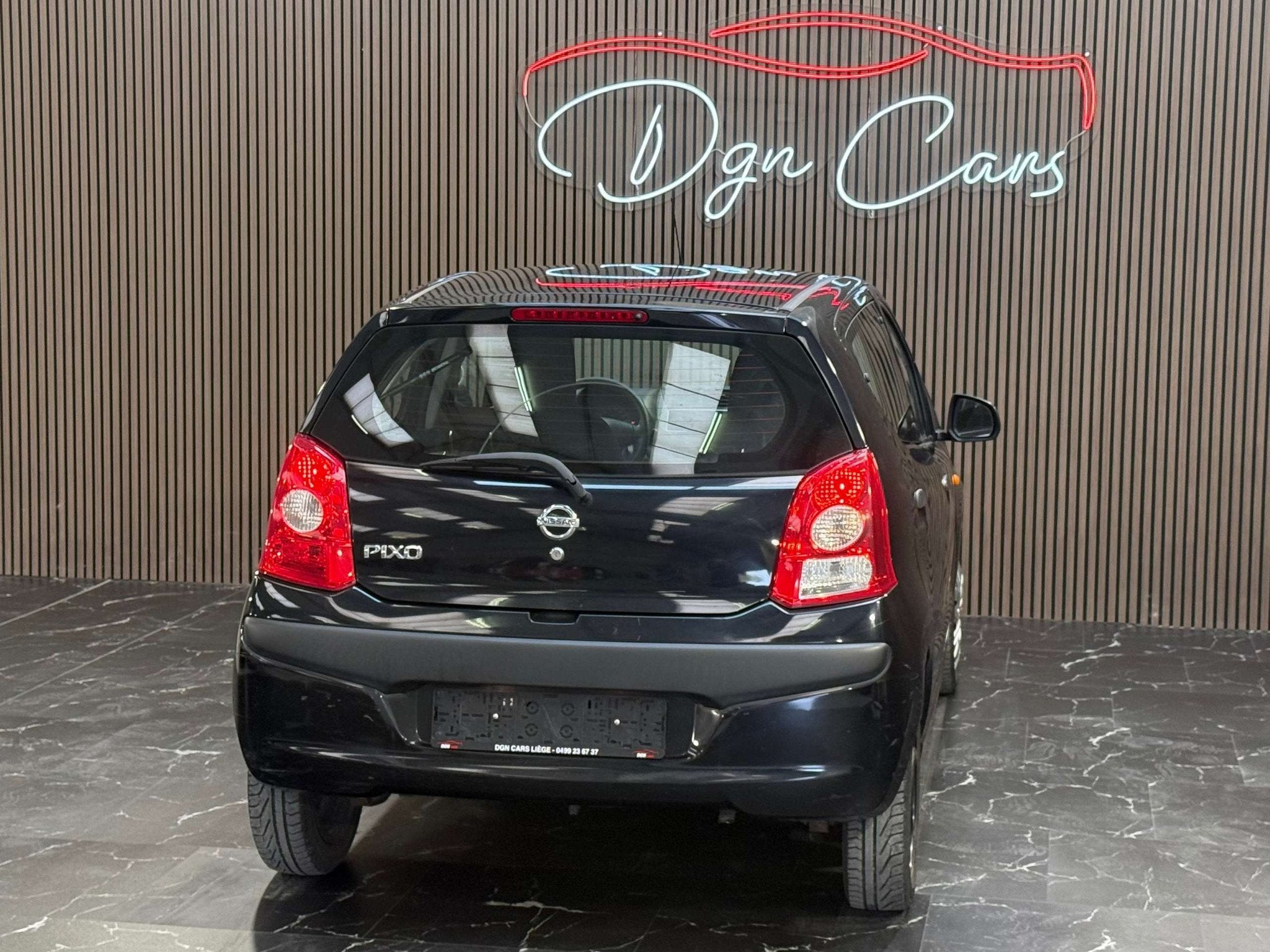 Nissan Pixo Pixo 1.0i (bj 2011), Zwart, https://public.car-pass.be/vhr/c4555fb3-9dee-475d-8777-94126295cb7f, Bedrijf, 5 deurs