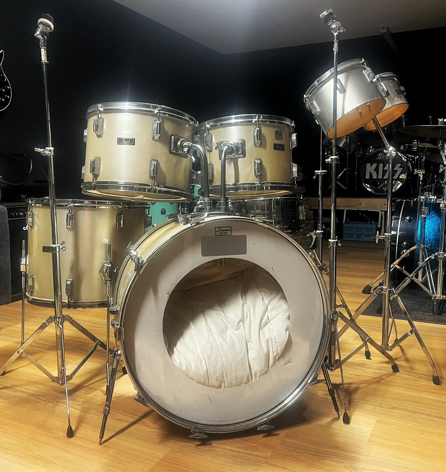 70s Pearl Wood Fiberglass - Big Sizes!, Enlèvement, Utilisé, Pearl