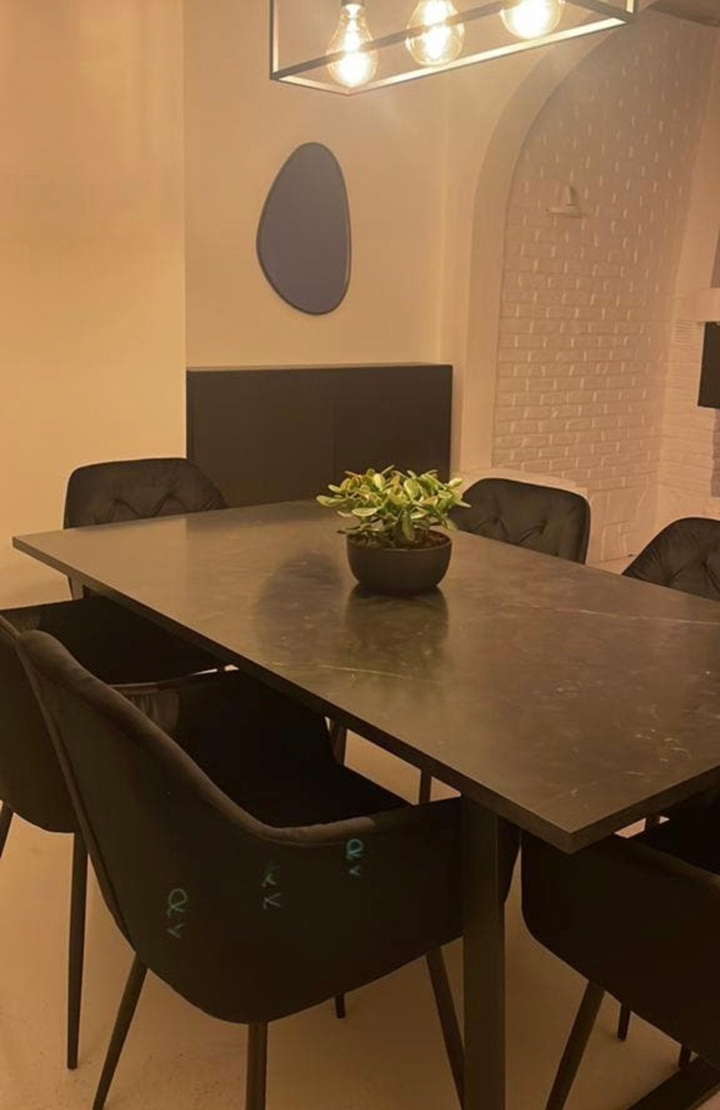 Eettafel marmerlook, Huis en Inrichting, Tafels | Eettafels, Ophalen