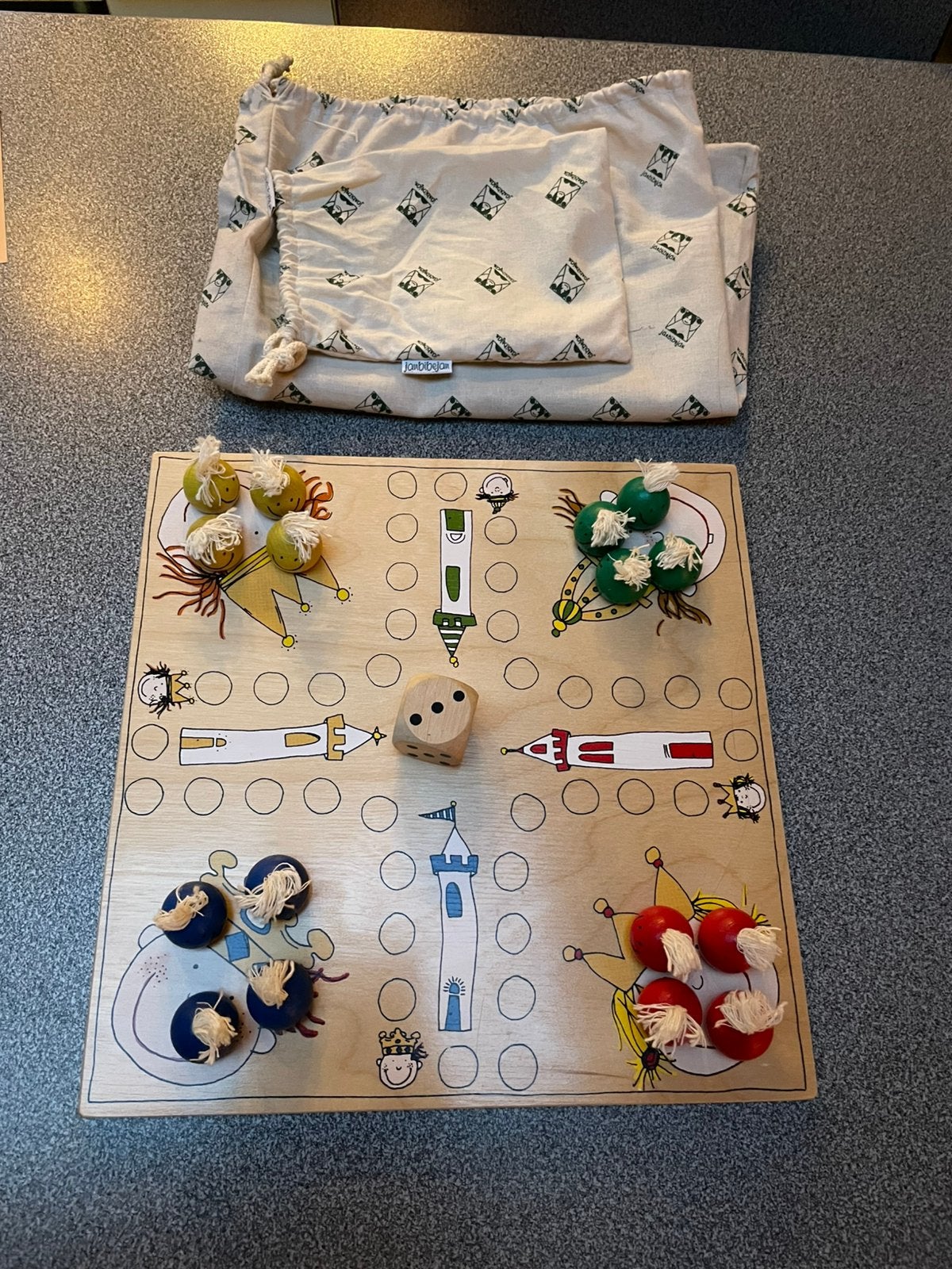 Janbibejan mens erger je niet, Hobby en Vrije tijd, Ophalen, Zo goed als nieuw