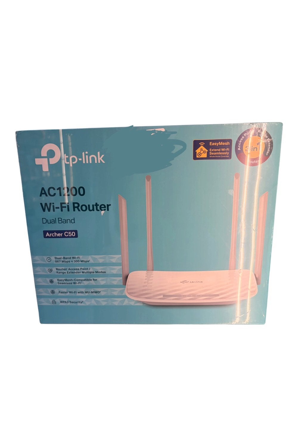 TP-Link AC1200-router — Nieuw in verpakking, Ophalen of Verzenden, Nieuw