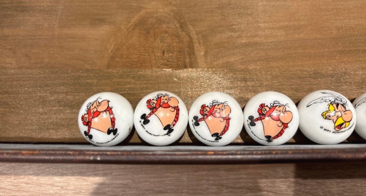 Knikkers asterix en obelix, Ophalen of Verzenden, Asterix en Obelix, Zo goed als nieuw
