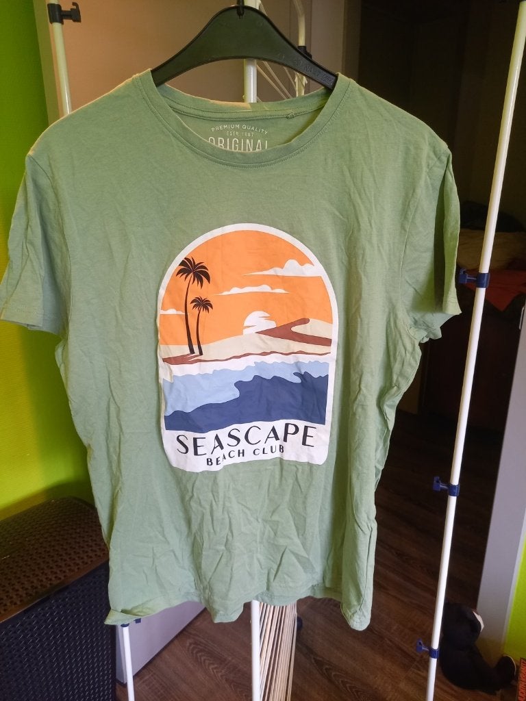 Tee-shirt XL, Vêtements | Hommes, Enlèvement ou Envoi, Taille 56/58 (XL), Vert, Porté