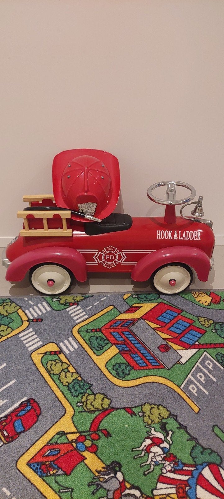brandweer loopwagen, Ophalen