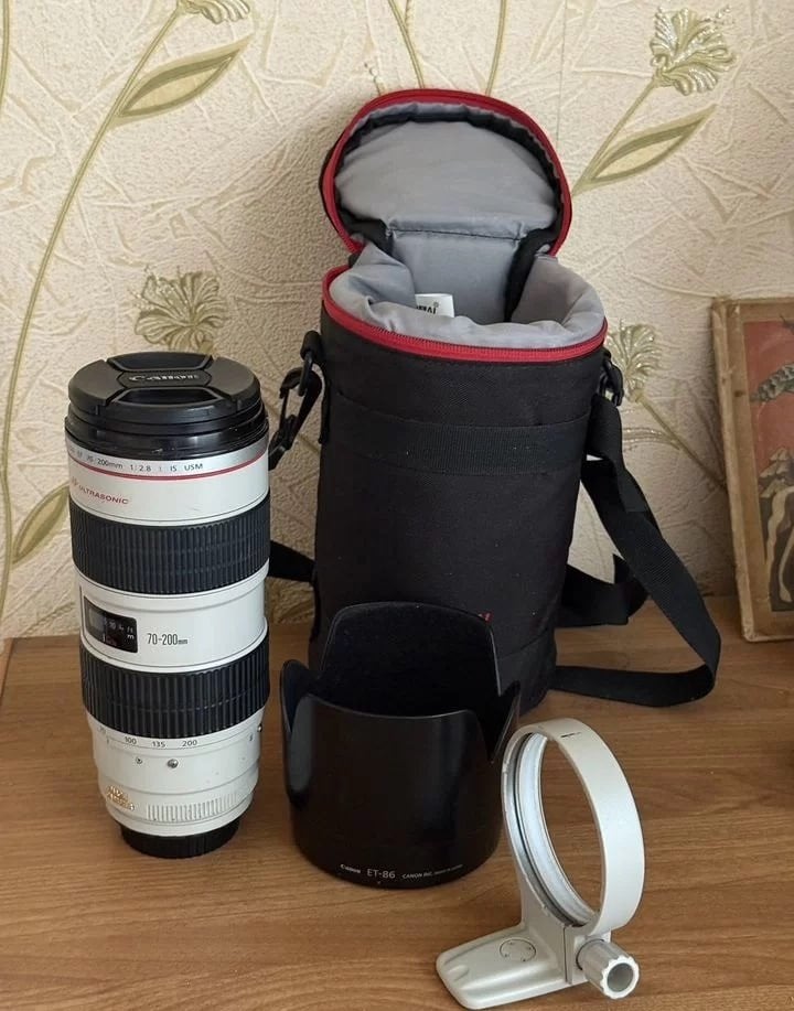 Canon EF 70-200 f/2,8L IS USM, TV, Hi-fi & Vidéo, Téléobjectif, Comme neuf, Moteur autofocus ultrasonique, Canon EF