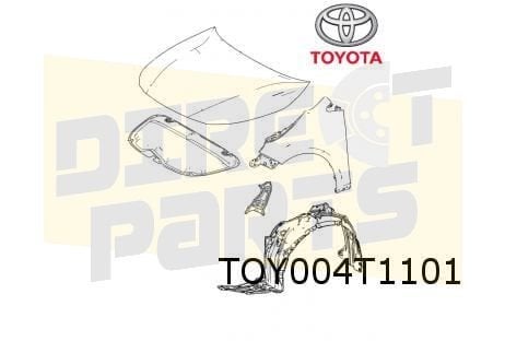 Suzuki Swace / Toyota Corolla voorscherm Links (3/19-) Origi, Neuf, Suzuki, -, -