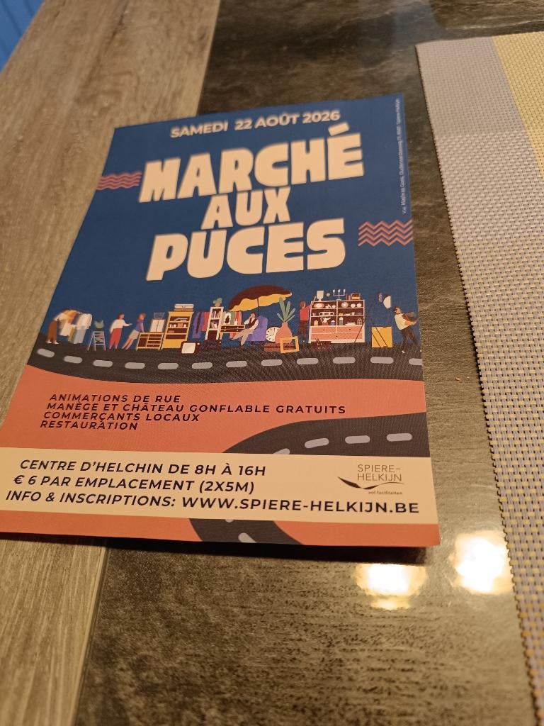 Marche aux puces, Enlèvement, Neuf