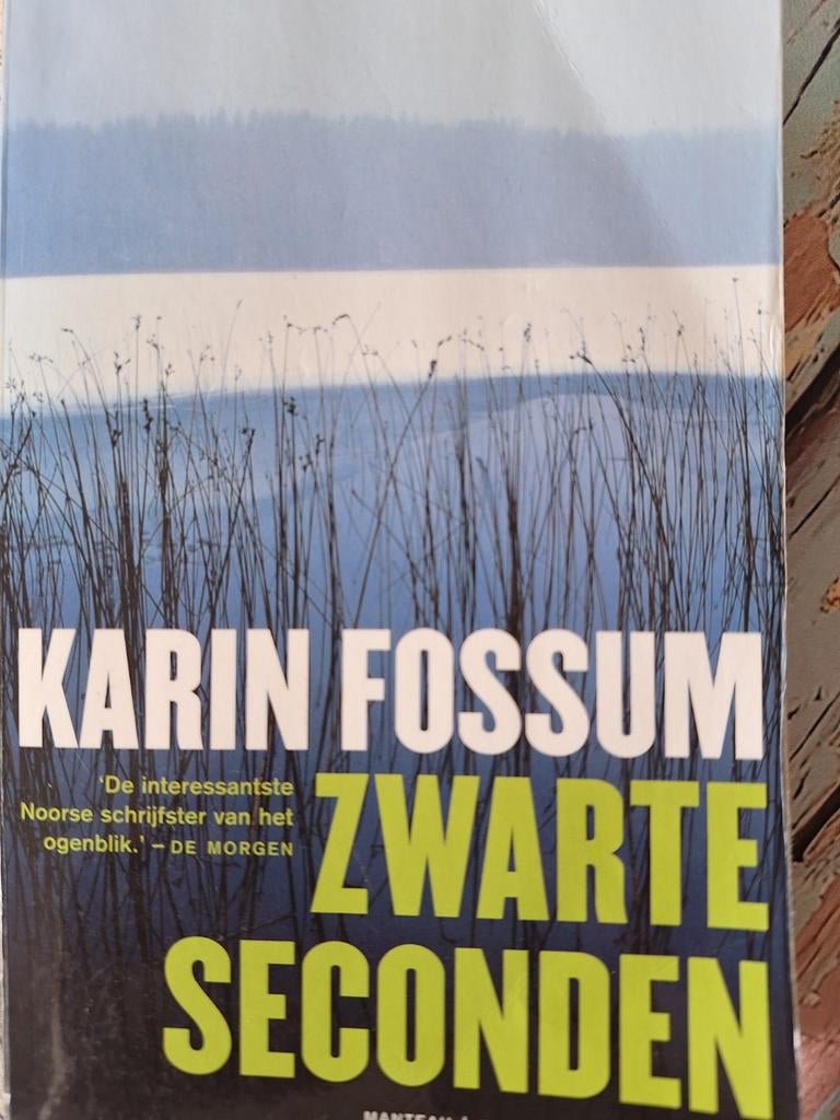 Zwarte seconden van Karin Fossum, Boeken, Ophalen of Verzenden