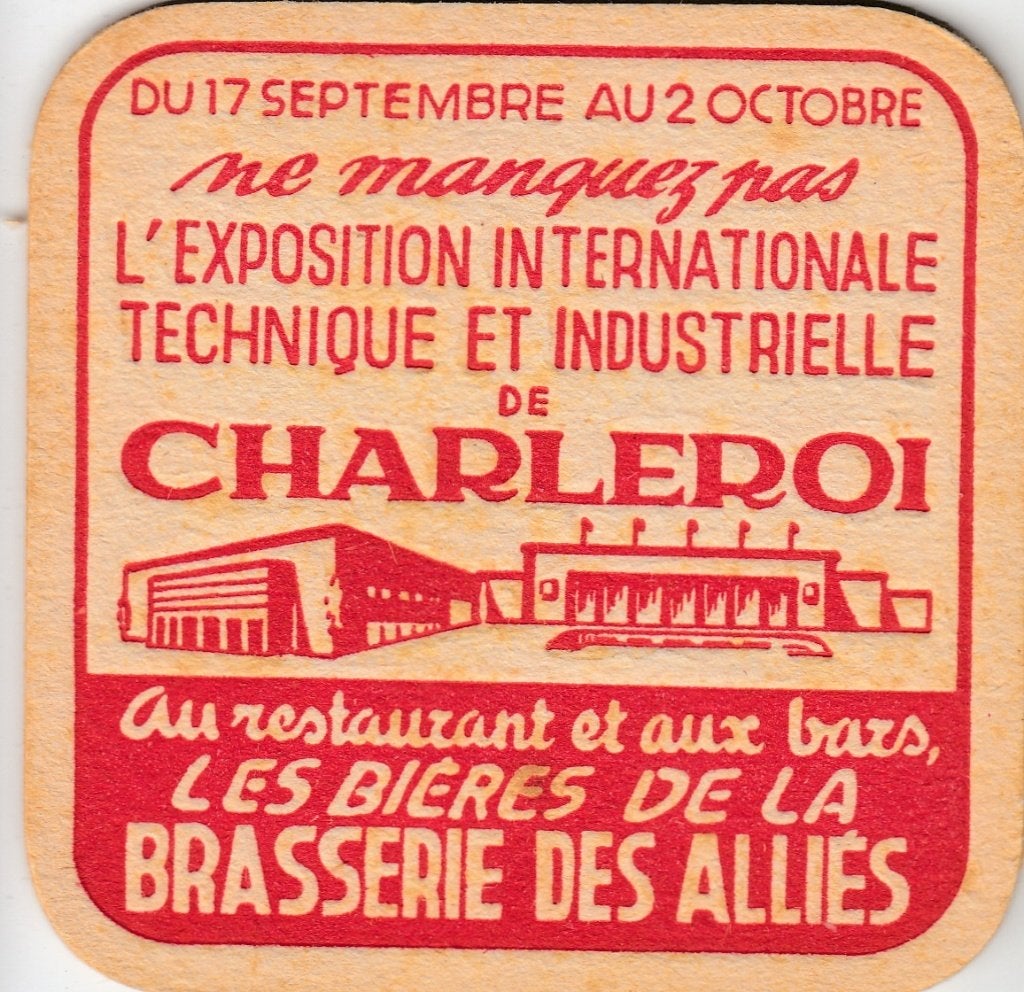Brasserie des allies, Collections, Marques de bière, Enlèvement ou Envoi, Utilisé, Sous-bock, Autres marques