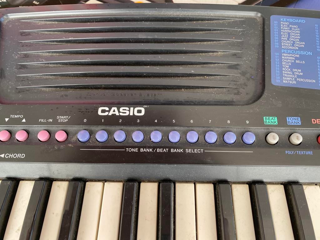 Keyboard casio ToneBank MA-130, Ophalen, Zo goed als nieuw, Casio