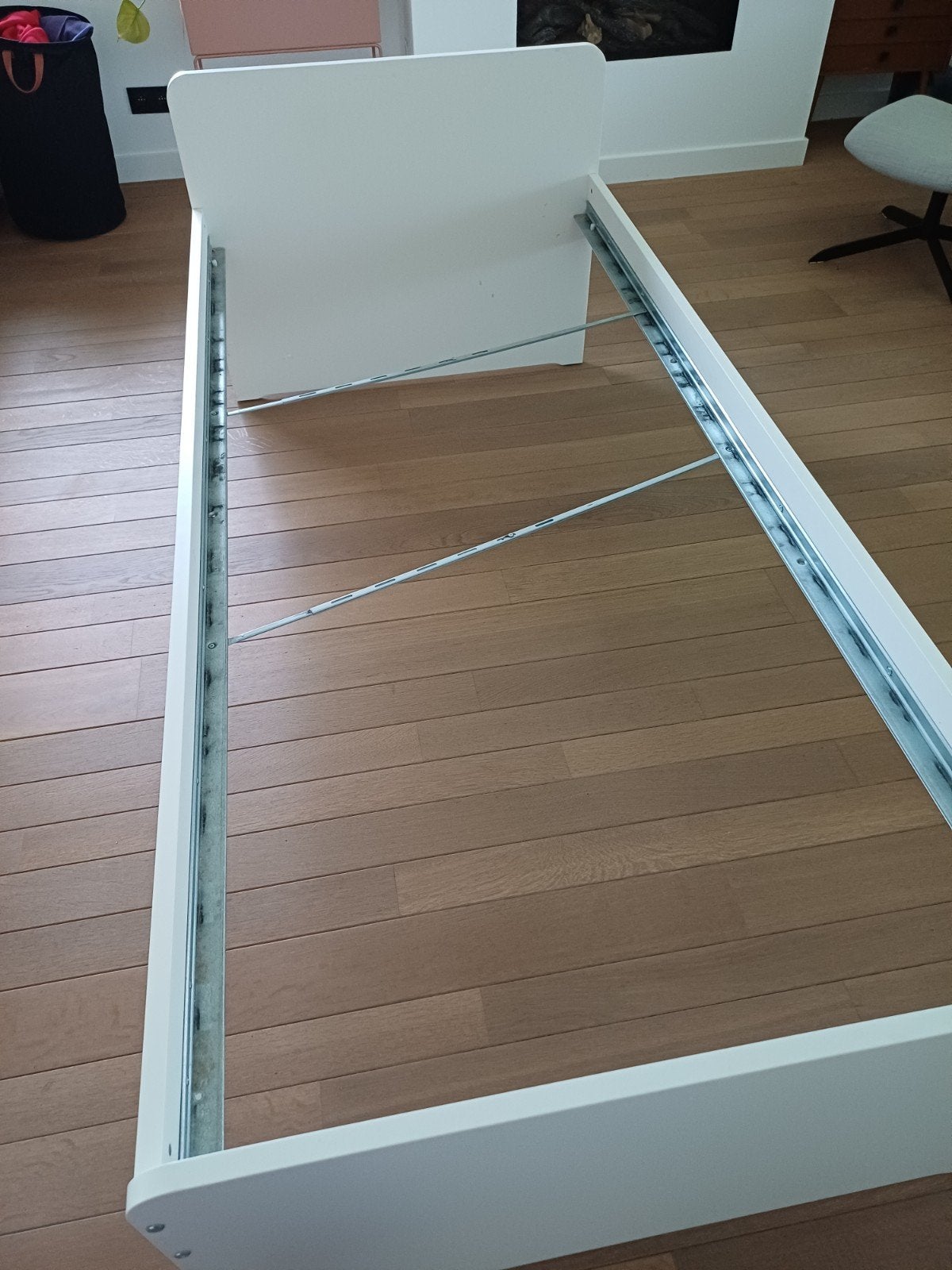 slakt bedframe zonder lattenbodem, Ophalen