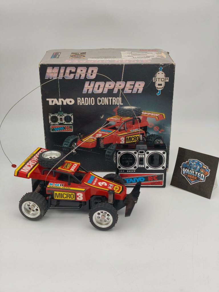 Taiyo Micro Hopper RC Auto Vintage Met Doos, Gebruikt, Auto onroad, Overige schalen, Overige typen