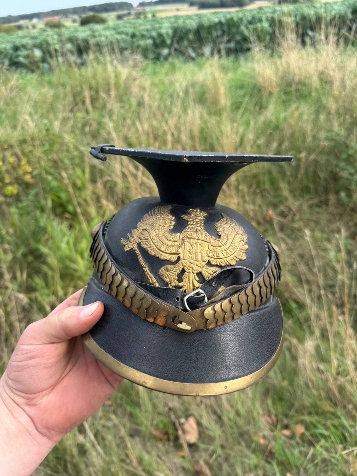 Wo1 Duitse Tschapka, Verzamelen, Militaria | Algemeen, Ophalen of Verzenden