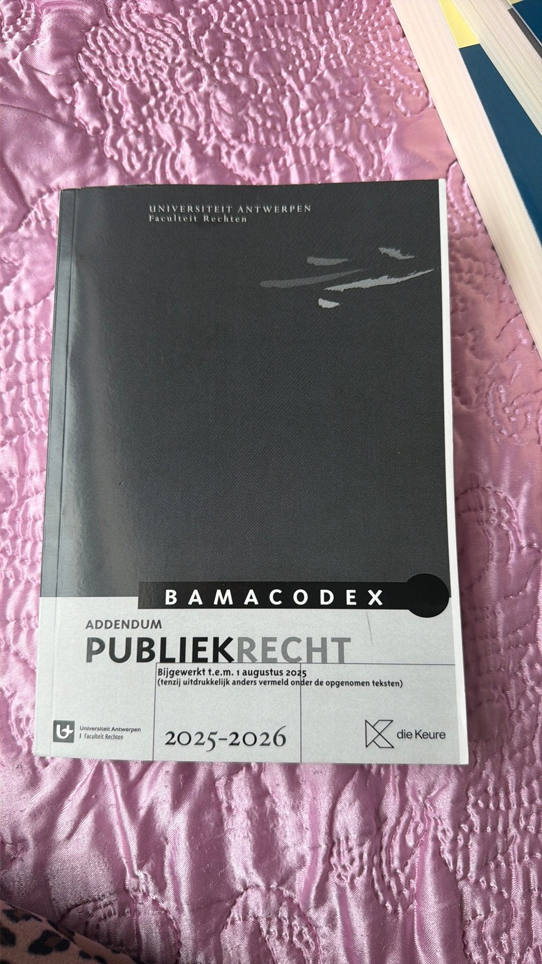 Bamacodex addendum publiekrecht, Boeken, Ophalen of Verzenden, Nieuw, Overige onderwerpen
