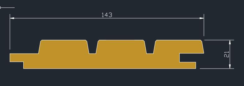 Gevelbekleding |  Triple Rhombus | Thermowood | Ayous, Enlèvement ou Envoi, Neuf, Autres essences de bois