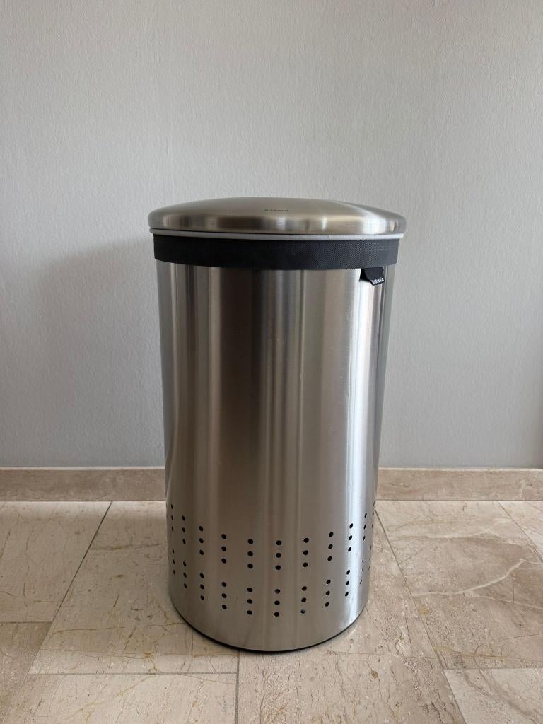 Brabantia design wasmand inox – moderne look, Ophalen, Gebruikt, Overige kleuren, Overige typen
