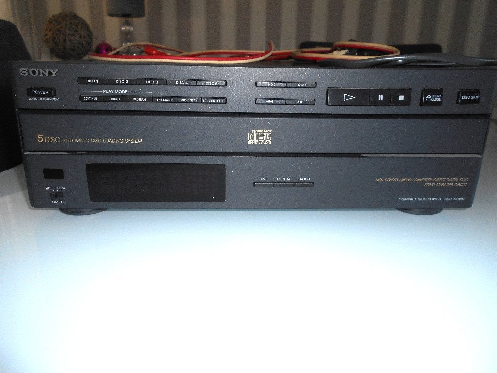 lecteur 5 CD Sony, TV, Hi-fi & Vidéo, Lecteurs CD, Enlèvement, Comme neuf, Sony