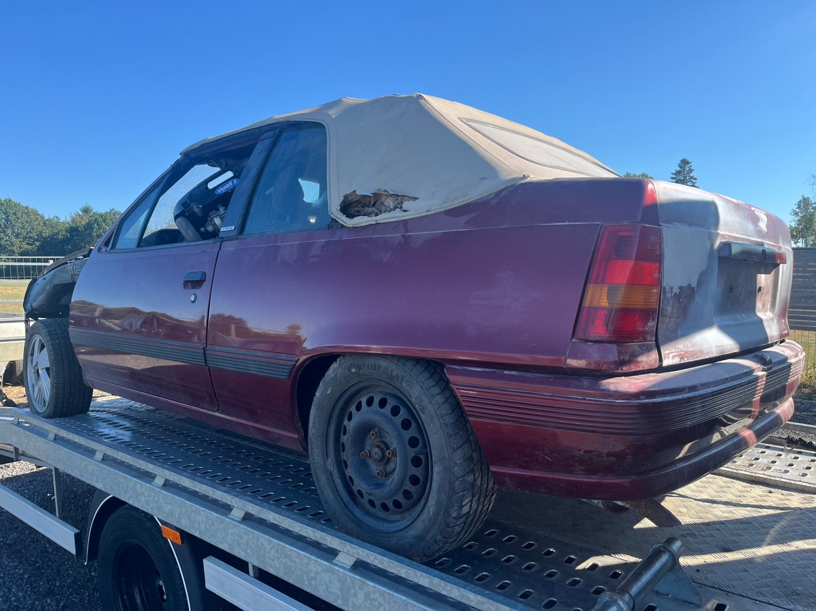 Opel kadette bertone 1.6i, Autos : Pièces & Accessoires, Systèmes d'échappement, Enlèvement, Opel