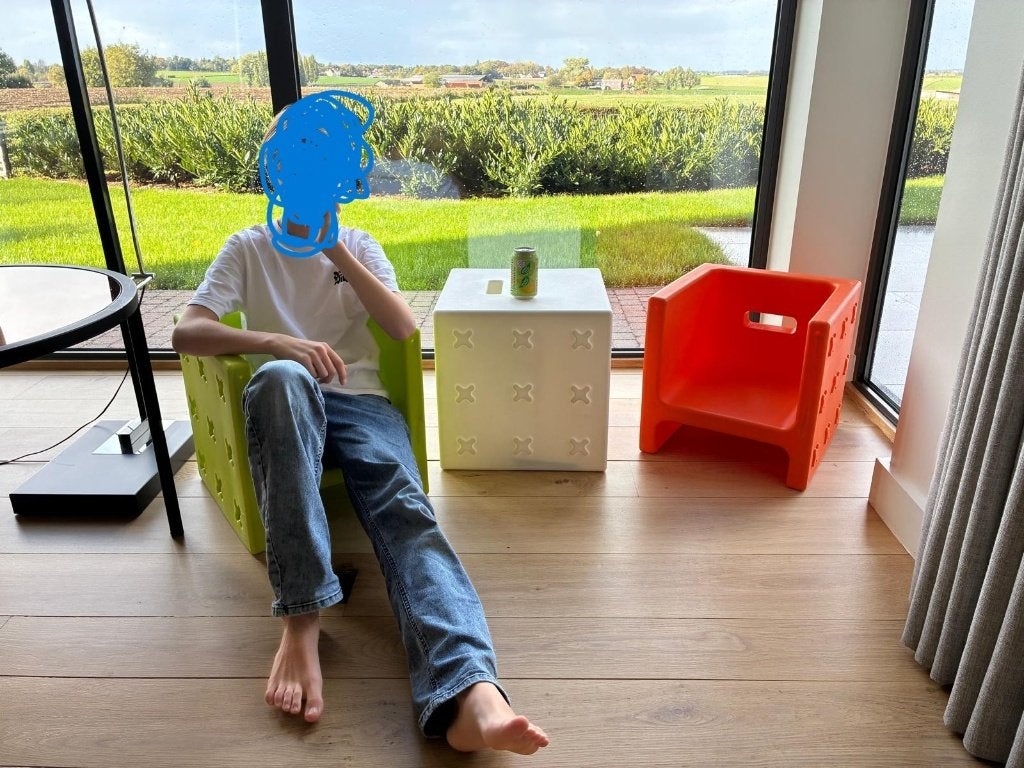 stapel stoeltjes 3 st. Calligaris, Kinderen en Baby's, Ophalen, Gebruikt, Overige typen